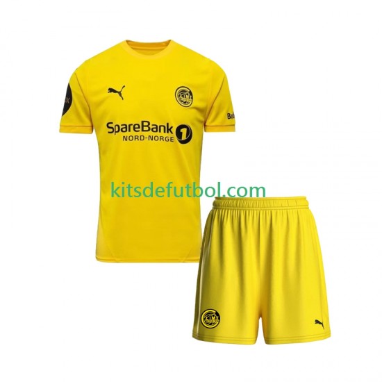 Equipación completa Niño FK Bodø/Glimt 2025 Camiseta de local Manga Corta