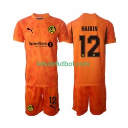 Equipación completa Niño FK Bodø/Glimt  Portero Nikita Haikin 12 2025 Camiseta de visitante Manga Corta