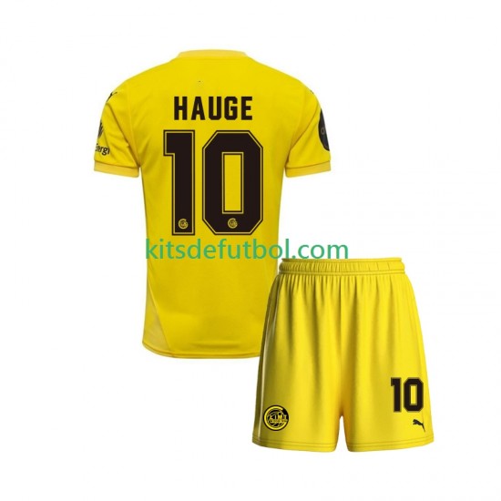 Equipación completa Niño FK Bodø/Glimt Jens Petter Hauge 10 2025 Camiseta de local Manga Corta