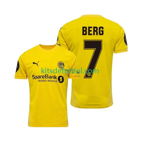 FK Bodø/Glimt Patrick Berg 7 2025 Hombre Camiseta de local Manga Corta