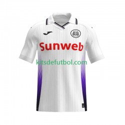 RSC Anderlecht Hombre Camiseta de visitante 2025-2026 Manga Corta