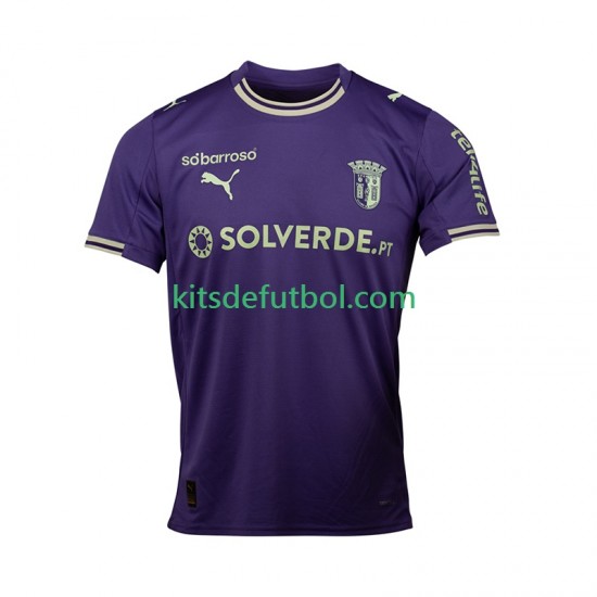 SC Braga Hombre Camiseta de visitante 2025-2026 Manga Corta