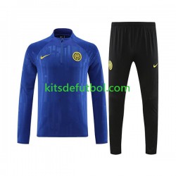 Inter Milan Camiseta de Entrenamiento Azul 2023-2024 SKU001