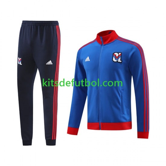 Olympique de Lyon Chándal de Entrenamiento Rojo Azul 2023-2024