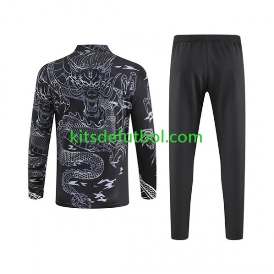 Real Madrid Dragon Camiseta de Entrenamiento Negro 2023-2024