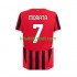 AC Milan Alvaro Morata 7 Hombre Camiseta de local 2024-2025 Manga Corta