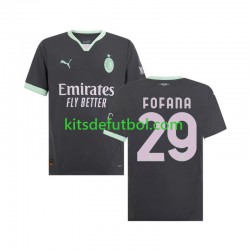 AC Milan Fofana 29 Hombre Camiseta alternativa 2024-2025 Manga Corta