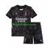 Equipación completa Niño AC Milan Portero Camiseta Negro de local 2024-2025 Manga Corta