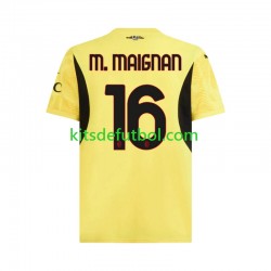 AC Milan Portero Mike Maignan 16 Hombre Camiseta de visitante 2024-2025 Manga Corta