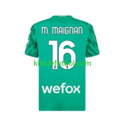 AC Milan Portero Mike Maignan 16 Hombre Camiseta de local 2023-2024 Manga Corta