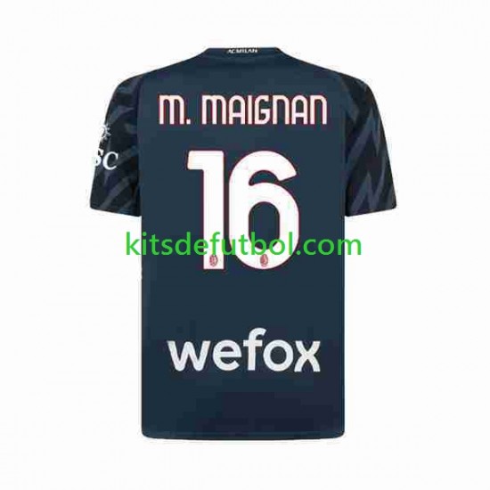 AC Milan Portero Mike Maignan 16 Hombre Camiseta alternativa 2023-2024 Manga Corta