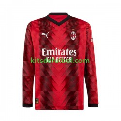 AC Milan Hombre Camiseta de local 2023-2024 Manga Larga
