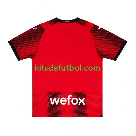 AC Milan Hombre Camiseta de local 2023-2024 Manga Corta