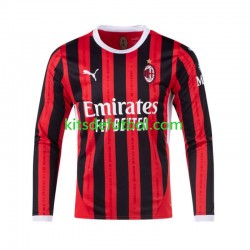 AC Milan Hombre Camiseta de local 2024-2025 Manga Larga