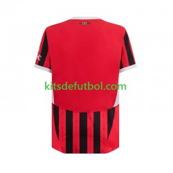 AC Milan Hombre Camiseta de local 2024-2025 Manga Corta