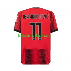 AC Milan Ibrahimovic 11 Hombre Camiseta de local 2023-2024 Manga Corta