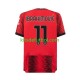 AC Milan Ibrahimovic 11 Hombre Camiseta de local 2023-2024 Manga Corta