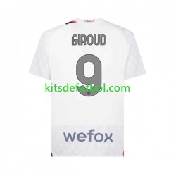 AC Milan Olivier Giroud 9 Hombre Camiseta de visitante 2023-2024 Manga Corta