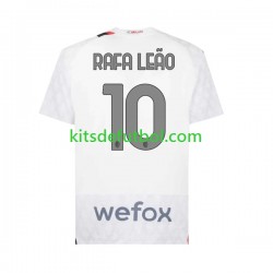 AC Milan Rafael Leao 10 Hombre Camiseta de visitante 2023-2024 Manga Corta