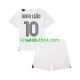 Equipación completa Niño AC Milan Rafael Leao 10 Camiseta de visitante 2023-2024 Manga Corta