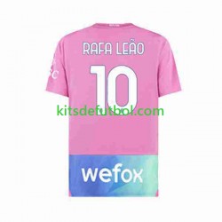 AC Milan Rafael Leao 10 Hombre Camiseta alternativa 2023-2024 Manga Corta