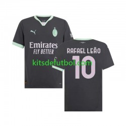 AC Milan Rafael Leao 10 Hombre Camiseta alternativa 2024-2025 Manga Corta