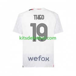 AC Milan Theo 19 Hombre Camiseta de visitante 2023-2024 Manga Corta