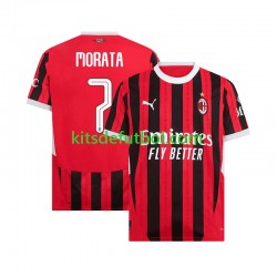 AC Milan UCL Font MORATA 7 Hombre Camiseta de local 2024-2025 Manga Corta