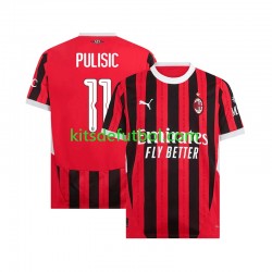 AC Milan UCL Font PULISIC 11 Hombre Camiseta de local 2024-2025 Manga Corta