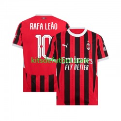 AC Milan UCL Font RAFA LEAO 10 Hombre Camiseta de local 2024-2025 Manga Corta