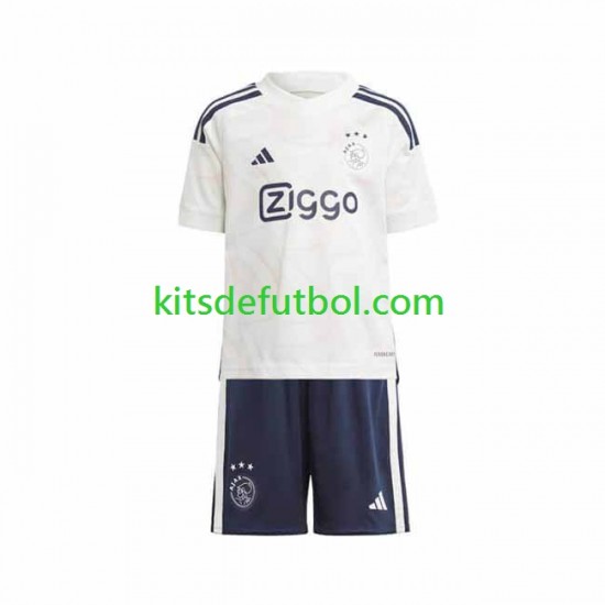 Equipación completa Niño AFC Ajax Camiseta de visitante 2023-2024 Manga Corta