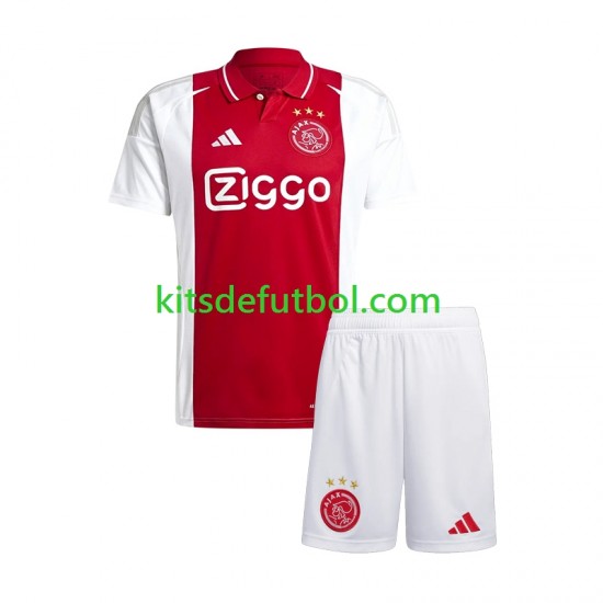 Equipación completa Niño AFC Ajax Camiseta de local 2024-2025 Manga Corta