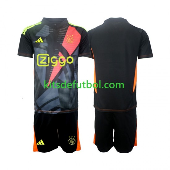 Equipación completa Niño AFC Ajax Portero Camiseta de local 2024-2025 Manga Corta