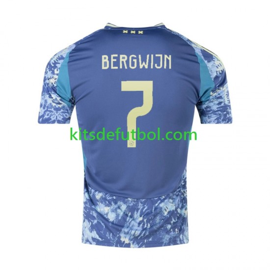AFC Ajax Steven Bergwijn 7 Hombre Camiseta de visitante 2024-2025 Manga Corta