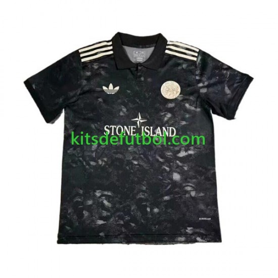 AFC Ajax Stone Island Hombre Camiseta 2024-2025 Manga Corta
