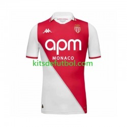 AS Monaco Hombre Camiseta de local 2024-2025 Manga Corta