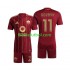 Equipación completa Niño AS Roma Artem Dovbyk 11 Camiseta de local 2024-2025 Manga Corta