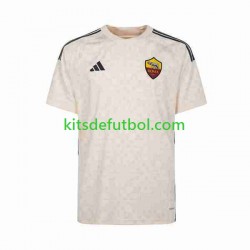 AS Roma Hombre Camiseta de visitante 2023-2024 Manga Corta