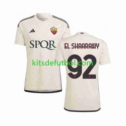AS Roma El Shaarawy 92 Hombre Camiseta de visitante 2023-2024 Manga Corta