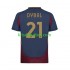 AS Roma Paulo Dybala 21 Hombre Camiseta alternativa 2024-2025 Manga Corta