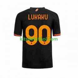 AS Roma Romelu Lukaku 90 Hombre Camiseta alternativa 2023-2024 Manga Corta