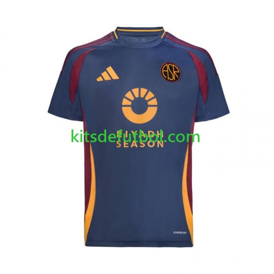 AS Roma Hombre Camiseta alternativa 2024-2025 Manga Corta