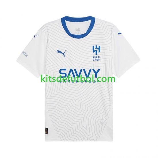 Al-Hilal Hombre Camiseta de visitante 2024-2025 Manga Corta