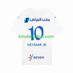 Al-Hilal Neymar JR 10 Hombre Camiseta de visitante 2023-2024 Manga Corta