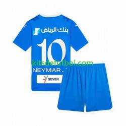 Equipación completa Niño Al-Hilal Neymar JR 10 Camiseta de local 2023-2024 Manga Corta