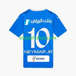 Al-Hilal Neymar JR 10 Hombre Camiseta de local 2023-2024 Manga Corta