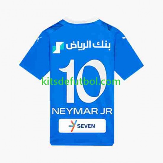 Al-Hilal Neymar JR 10 Hombre Camiseta de local 2023-2024 Manga Corta Al-Hilal Neymar JR 10 Hombre Camiseta de local 2023-2024 Manga Corta