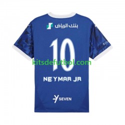 Al-Hilal Neymar JR 10 Hombre Camiseta de local 2024-2025 Manga Corta