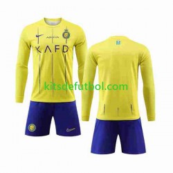 Equipación completa Niño Al-Nassr Camiseta de local 2023-2024 Manga Larga