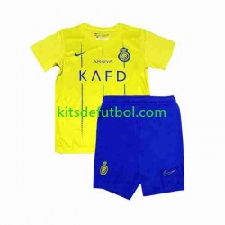 Equipación completa Niño Al-Nassr Camiseta de local 2023-2024 Manga Corta